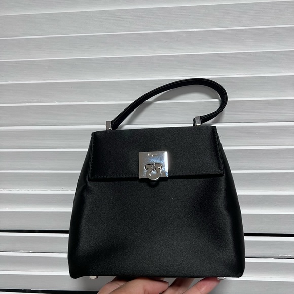 Salvatore Ferragamo Handbags - Rare Mini Ferragamo Satin Evening Purse